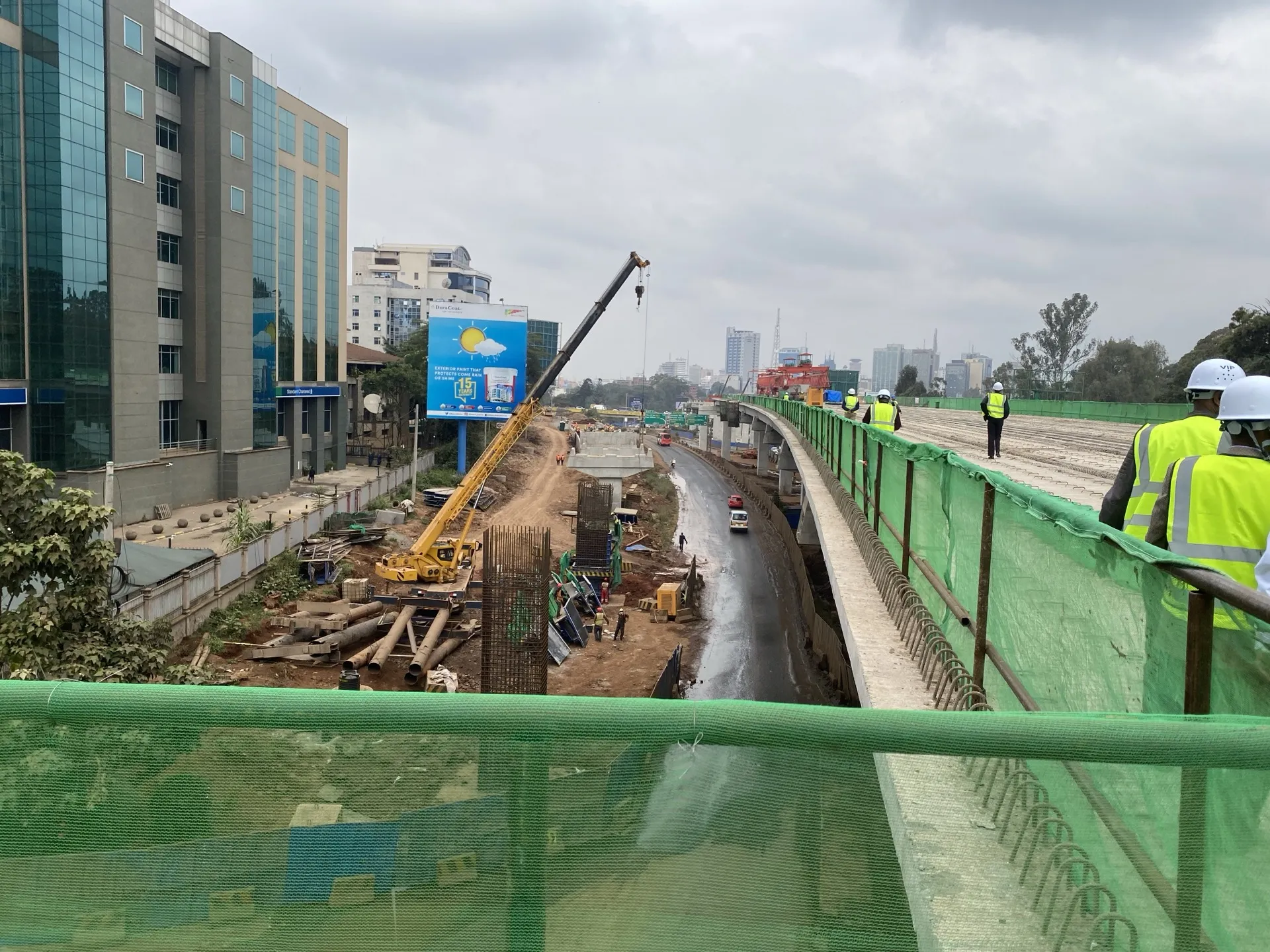 Nairobi Expressway construction progress