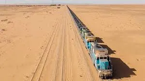 African Harbour Mauritania Port Nouadhibou to Zuerat mine railway logistics